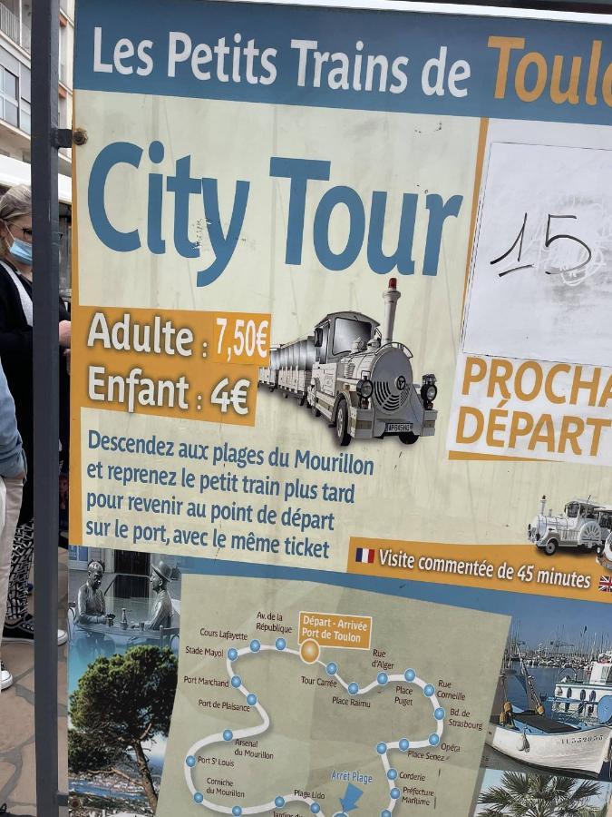 Appartement Mignon Calme Douillet Ascenseur Clim Etage Eleve Proche Parking Et Toutes Commodites Au Coeur Du Toulon Historique Bagian luar foto